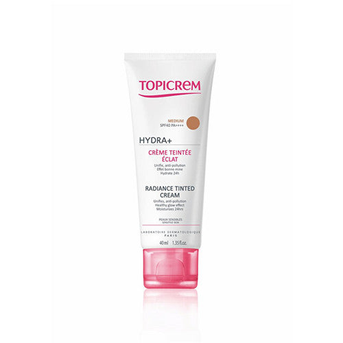 Topicrem Radiance Tinted Cream SPF 40 - Drėkinamasis tonizuojantis odos kremas 40 ml
