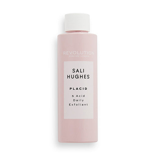 „Revolution Skincare X Sali Hughes Placid 5-Acid Daily Exfoliant“ – švelnus šveičiamasis tonikas