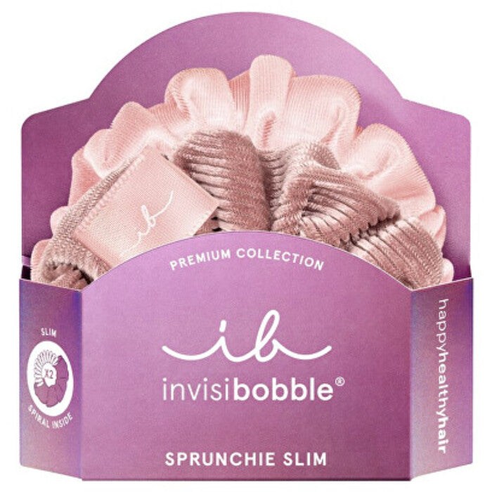 Invisibobble Sprunchie Slim Premium La Vie en Rose - Plaukų gumytės (2 vnt.)