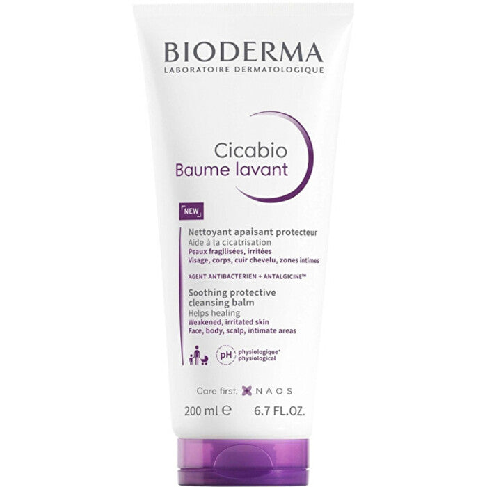 Bioderma Cicabio Soothing Apsauginis valomasis balzamas