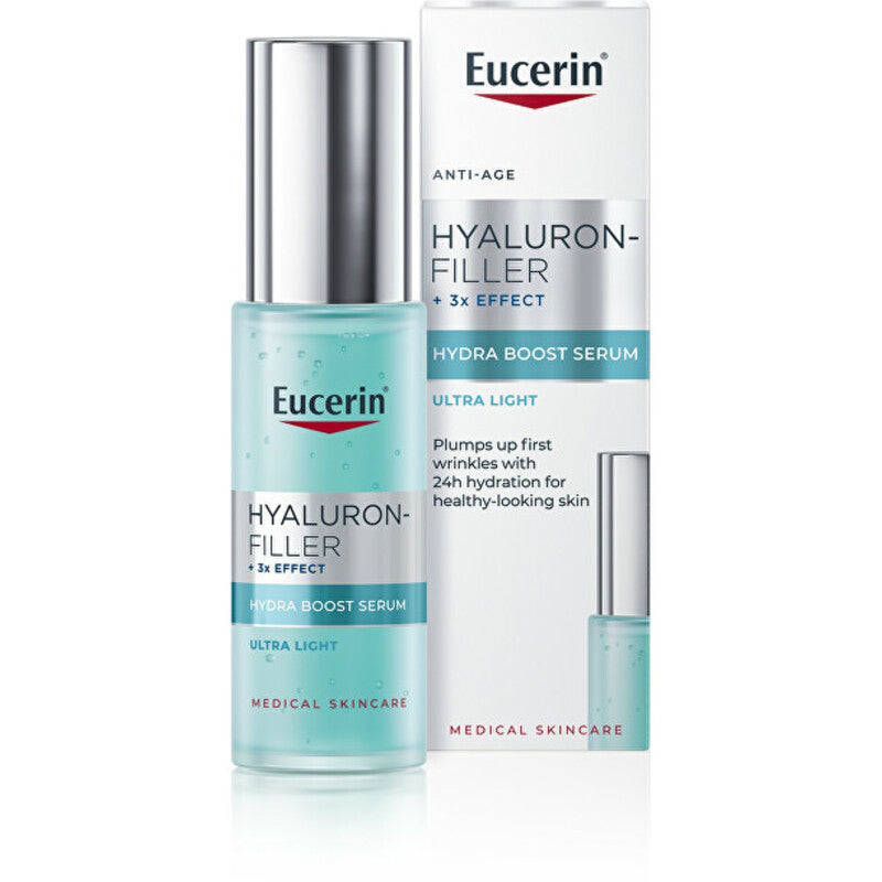 Eucerin Hyaluron-Filler+3x Effect Hydra Boost Serum - Drėkinamasis odos serumas