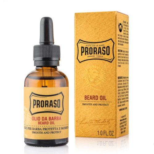 Proraso Wood & Spice Beard Oil – barzdos aliejus su mediena ir prieskoniais