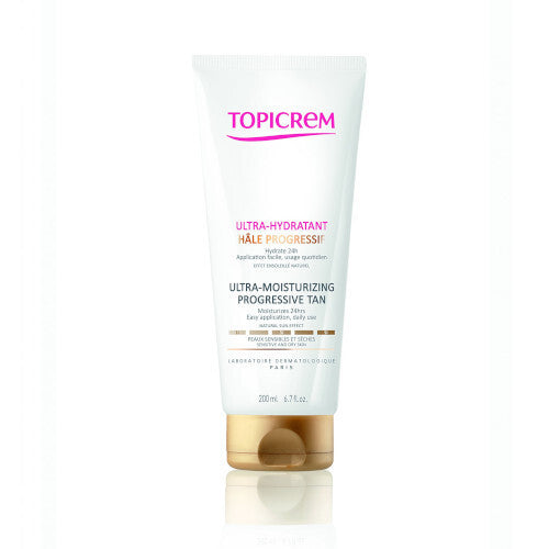 Topicrem Ultra-Moisturizing Sparkling kūno losjonas – intensyviai drėkinantis kūno losjonas su blizgučiais