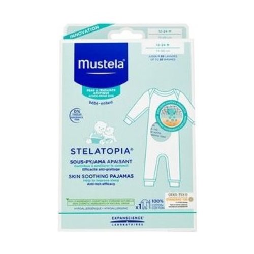 Mustela Bébé Stelatopia Skin Shooting pižama (atopinei odai) 6-12 mėnesių / 67-74 cm