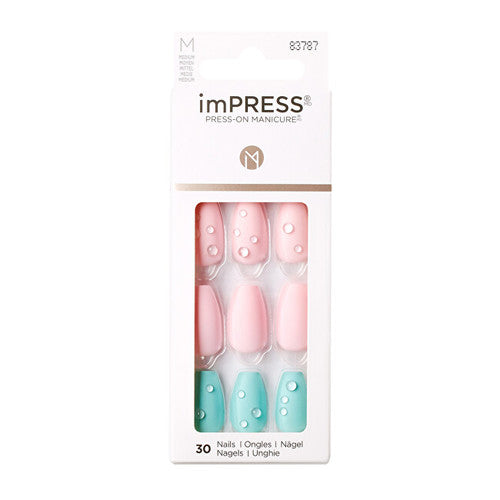 Kiss My Face ImPRESS Nails Dew Drop 30 vnt