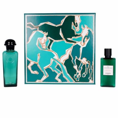 Hermes Eau d'Orange Verte EDC dovanų rinkinys 100 ml ir dušo gelis 80 ml
