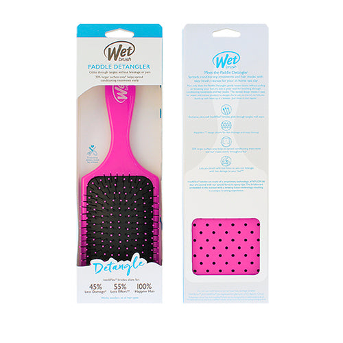 Wet Brush Paddle Detangler Pink