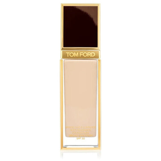 Tom Ford „Shade and Illuminate“ švelnus spindesio suteikiantis makiažo pagrindas SPF 50, 30 ml