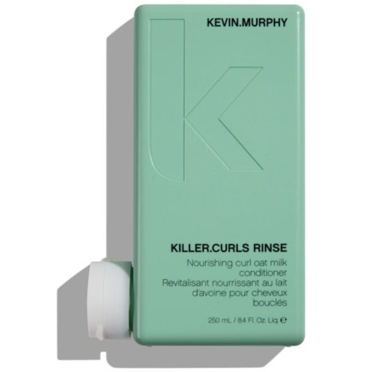 Kevin Murphy „Killer.Curls Rinse“ maitinamasis garbanotų plaukų kondicionierius su avižų pienu