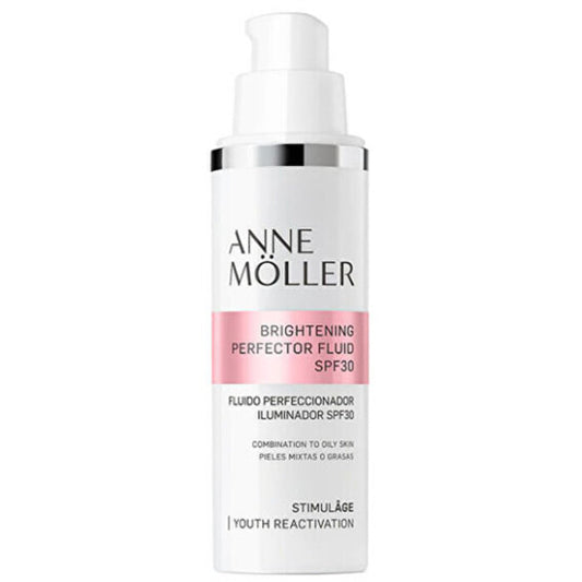 Anne Möller Stimulage SPF 30 Brightening Perfector Fluid – šviesinantis odos skystis