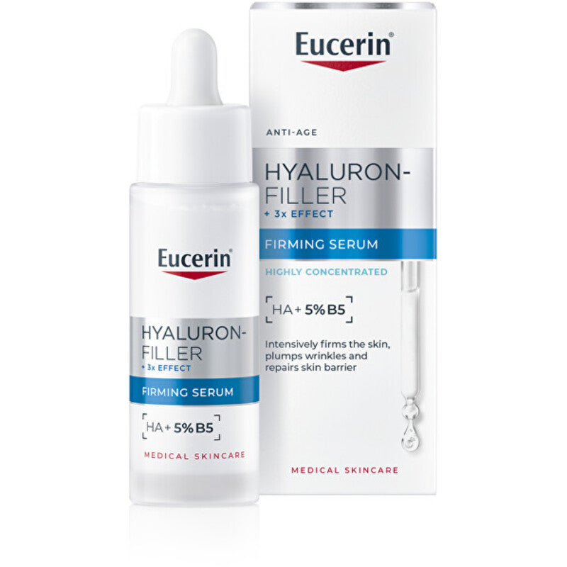 Eucerin Hyaluron-Filler + 3x Effect stangrinamasis serumas - Stangrinanti odos serumas