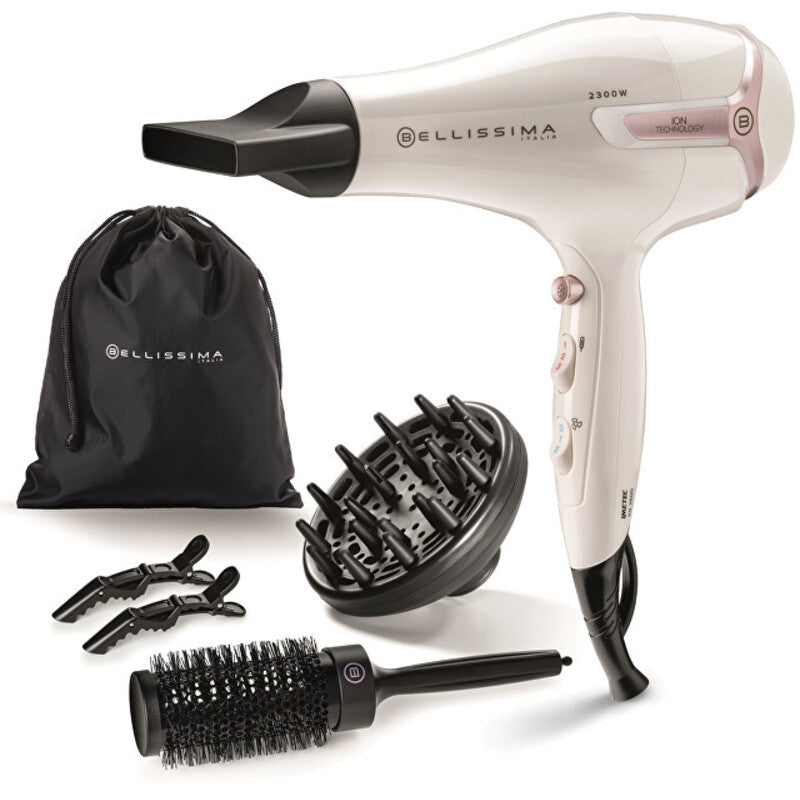 Bellissima K9 2600 ION - Plaukų džiovintuvas su šepečiu 11994