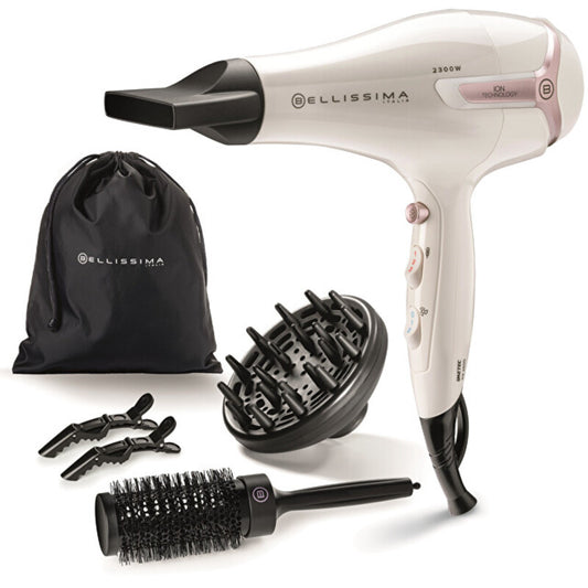 Bellissima K9 2600 ION - Plaukų džiovintuvas su šepečiu 11994
